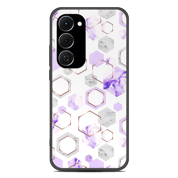 Stylish Marble Series Soft Phone Case - Glass Case - Design 5 - Tecno Spark 40 Pro Plus
