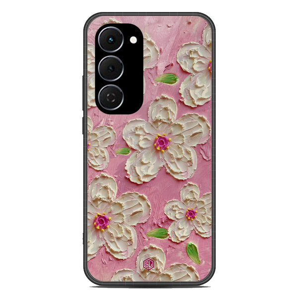Floral Series Soft Phone Case - Glass Case - Design 5 - Tecno Spark 40 Pro Plus