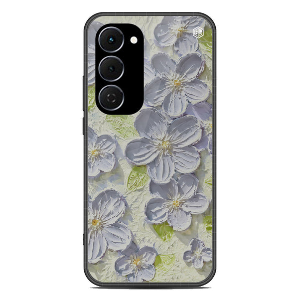 Floral Series Soft Phone Case - Glass Case - Design 12 - Tecno Spark 40 Pro Plus