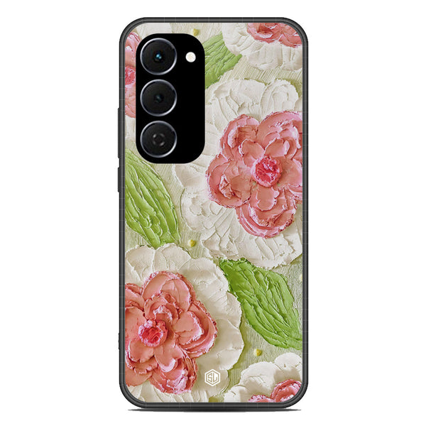 Floral Series Soft Phone Case - Glass Case - Design 13 - Tecno Spark 40 Pro Plus
