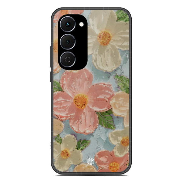 Floral Series Soft Phone Case - Glass Case - Design 16 - Tecno Spark 40 Pro Plus