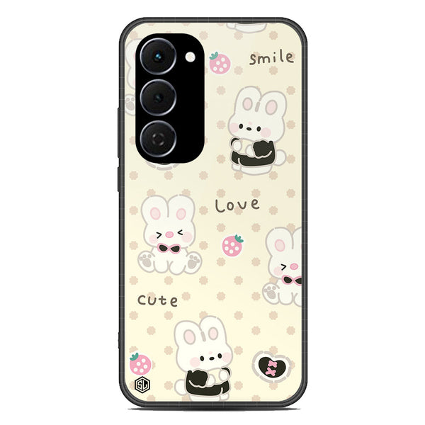 Cute Chic Series Soft Phone Case - Glass Case - Design 4 - Tecno Spark 40 Pro Plus