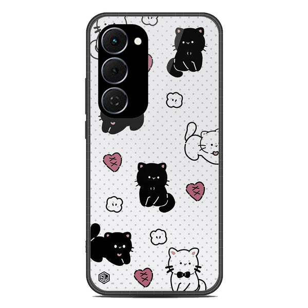 Cute Chic Series Soft Phone Case - Glass Case - Design 6 - Tecno Spark 40 Pro Plus
