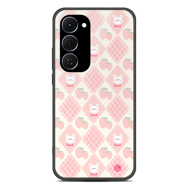 Cute Korean Design Series Soft Phone Case - Glass Case - Design 3 - Tecno Spark 40 Pro Plus