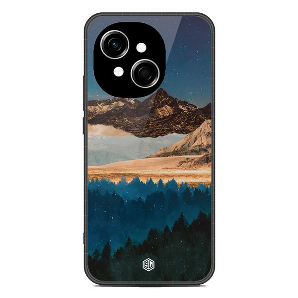 Mountains Wanderlust Series Soft Phone Case - Metal Case - Design 1 - Tecno Spark Go 1