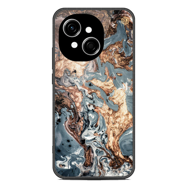 Marble Series Soft Phone Case - Metal Case - Design 5 - Tecno Spark Go 1