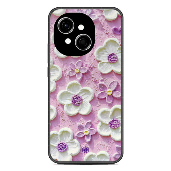 Floral Series Soft Phone Case - Metal Case - Design 4 - Tecno Spark Go 1