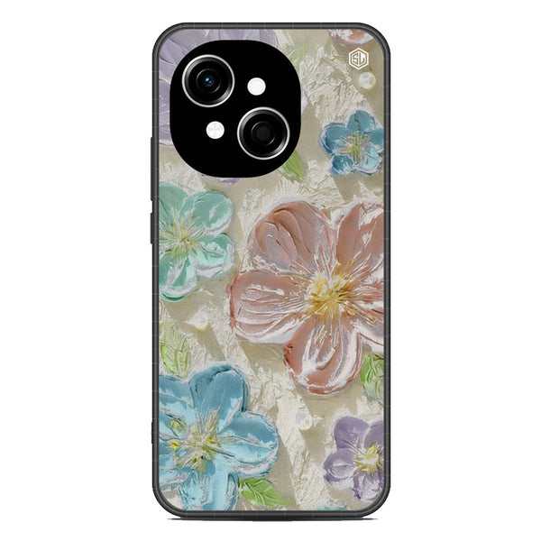 Floral Series Soft Phone Case - Metal Case - Design 14 - Tecno Spark Go 1