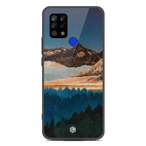 Mountains Wanderlust Series Soft Phone Case - Metal Case - Design 1 - Tecno Pova