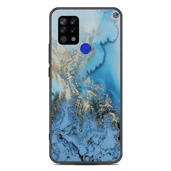 Marble Series Soft Phone Case - Metal Case - Design 2 - Tecno Pova