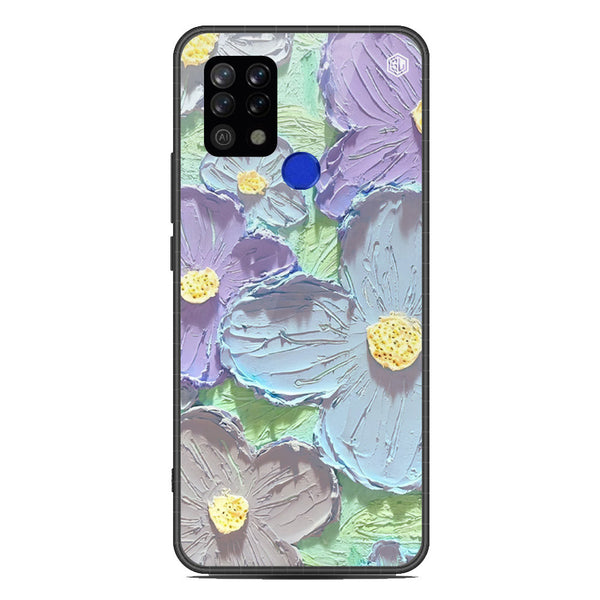 Floral Series Soft Phone Case - Metal Case - Design 1 - Tecno Pova