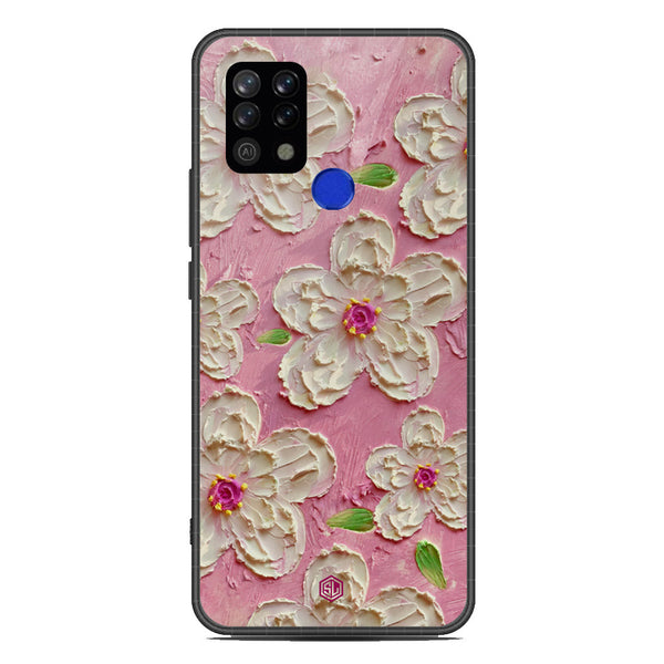 Floral Series Soft Phone Case - Metal Case - Design 5 - Tecno Pova