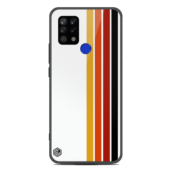 Retro Stripes Series Soft Phone Case - Metal Case - Design 4 - Tecno Pova