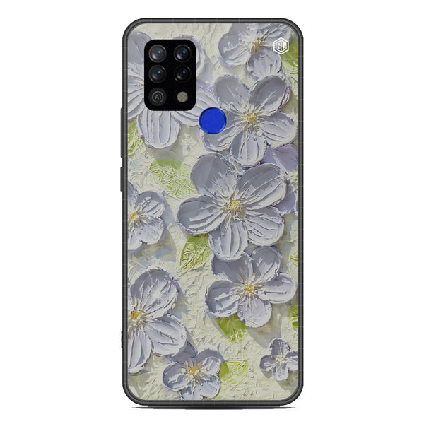 Floral Series Soft Phone Case - Metal Case - Design 12 - Tecno Pova