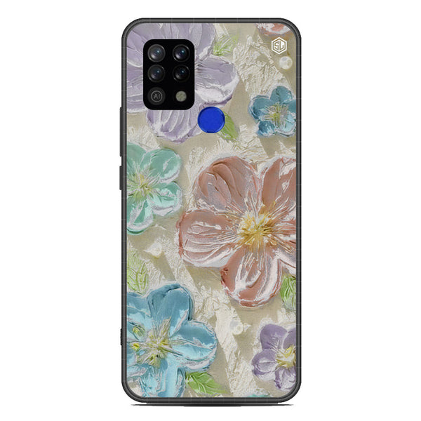Floral Series Soft Phone Case - Metal Case - Design 14 - Tecno Pova