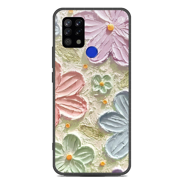 Floral Series Soft Phone Case - Metal Case - Design 15 - Tecno Pova