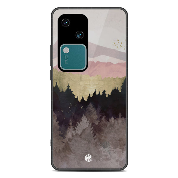 Mountains Wanderlust Series Soft Phone Case - Premium Glass Case - Design 2 - Vivo V30