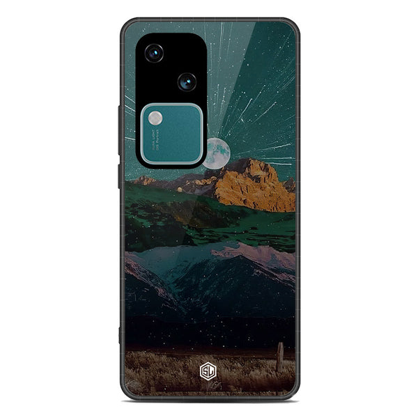 Mountains Wanderlust Series Soft Phone Case - Premium Glass Case - Design 3 - Vivo S18