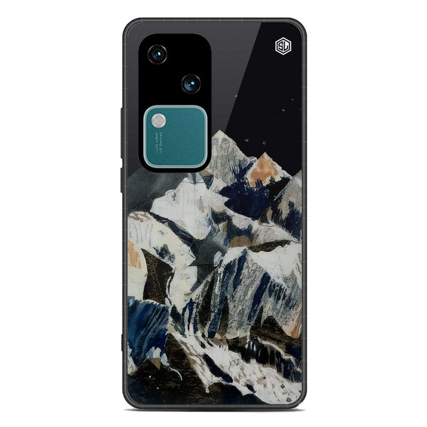 Mountains Wanderlust Series Soft Phone Case - Premium Glass Case - Design 4 - Vivo V30