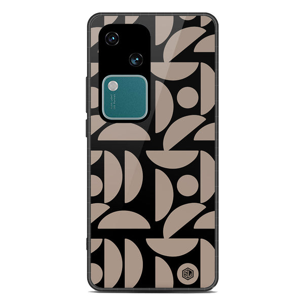 Trending Designs Series Soft Phone Case - Premium Glass Case - Design 2 - Vivo S18