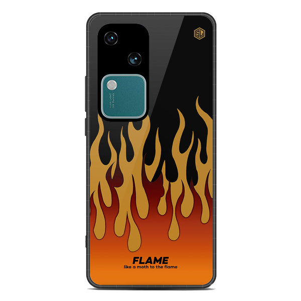 Trending Designs Series Soft Phone Case - Premium Glass Case - Design 4 - Vivo V30