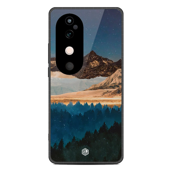 Mountains Wanderlust Series Soft Phone Case - Metal Case - Design 1 - Vivo V40