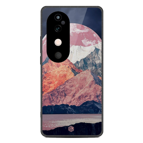 Mountains Wanderlust Series Soft Phone Case - Metal Case - Design 5 - Vivo V40