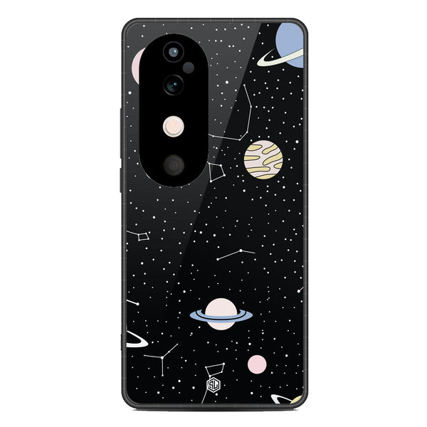 Space Series Soft Phone Case - Metal Case - Design 1 - Vivo S19