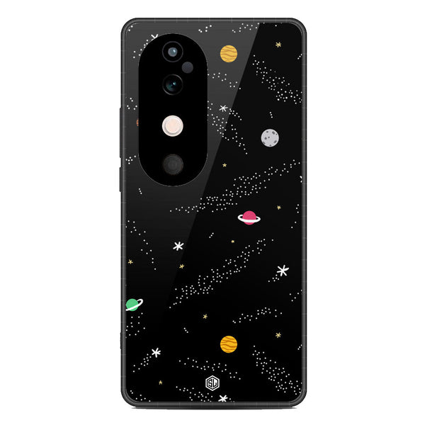 Space Series Soft Phone Case - Metal Case - Design 2 - Vivo V40
