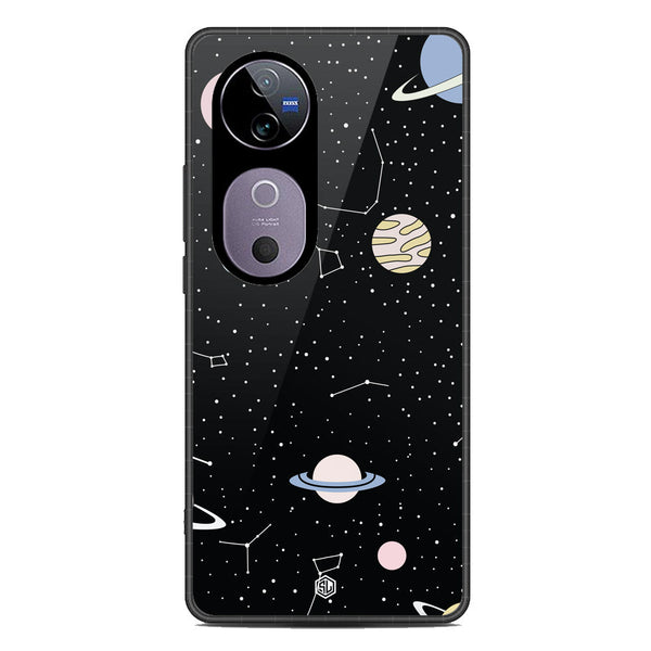 Space Series Soft Phone Case - Metal Case - Design 1 - Vivo V40