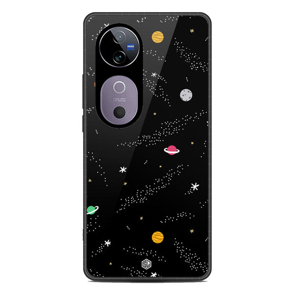 Space Series Soft Phone Case - Metal Case - Design 2 - Vivo V40
