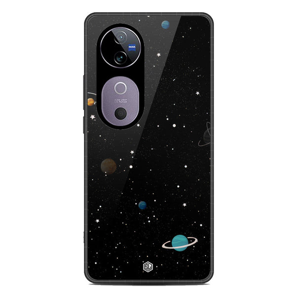 Space Series Soft Phone Case - Metal Case - Design 3 - Vivo V40