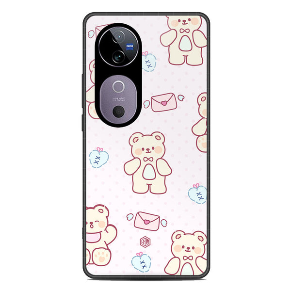 Cute Chic Series Soft Phone Case - Premium Glass Case - Design 3 - Vivo S19 Pro