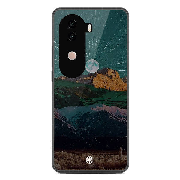 Mountains Wanderlust Series Soft Phone Case - Metal Case - Design 3 - Vivo iQOO Z9s