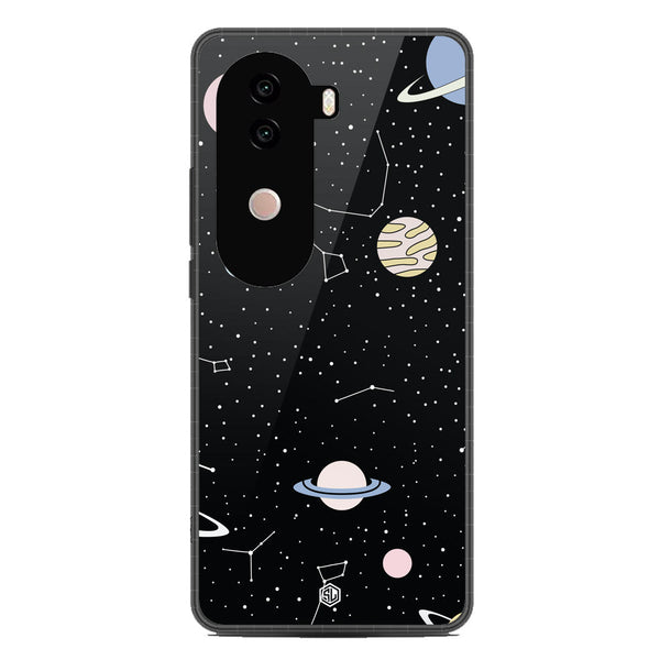 Space Series Soft Phone Case - Metal Case - Design 1 - Vivo iQOO Z9s