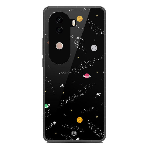 Space Series Soft Phone Case - Metal Case - Design 2 - Vivo iQOO Z9s
