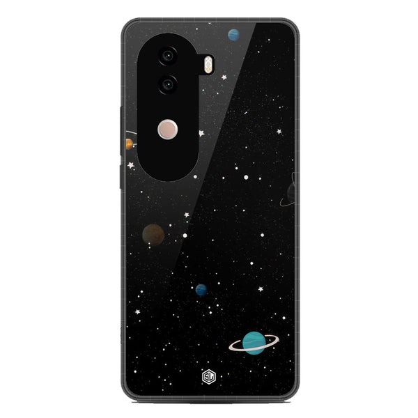 Space Series Soft Phone Case - Metal Case - Design 3 - Vivo iQOO Z9s