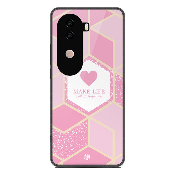 Happiness Series Soft Phone Case - Metal Case - Design 3 - Vivo iQOO Z9s