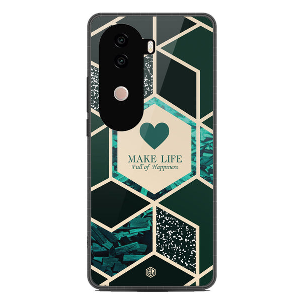 Happiness Series Soft Phone Case - Metal Case - Design 4 - Vivo iQOO Z9s