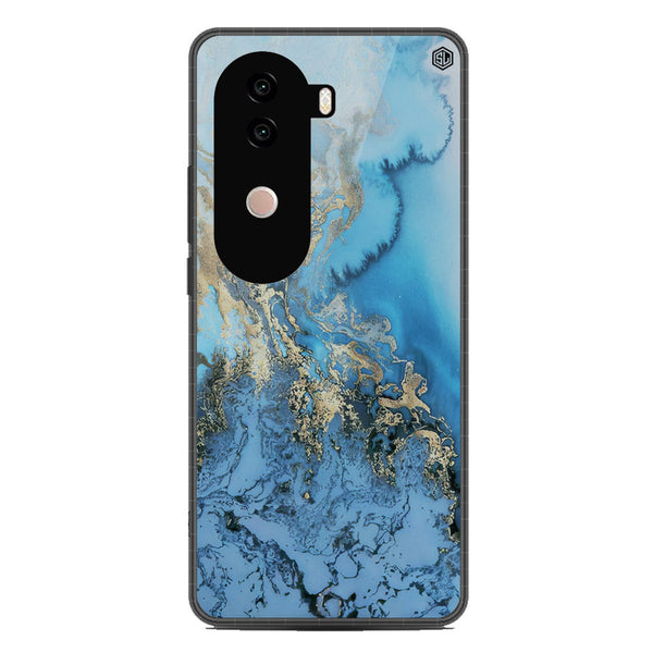 Marble Series Soft Phone Case - Metal Case - Design 2 - Vivo iQOO Z9s