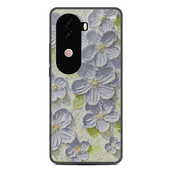 Floral Series Soft Phone Case - Metal Case - Design 12 - Vivo iQOO Z9s