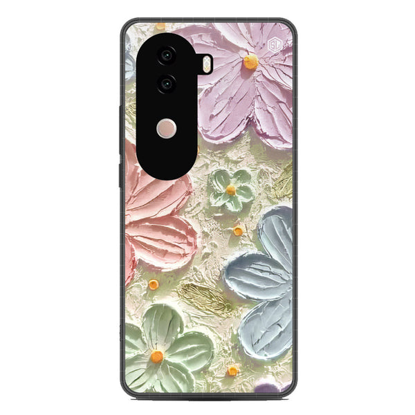 Floral Series Soft Phone Case - Metal Case - Design 15 - Vivo iQOO Z9s