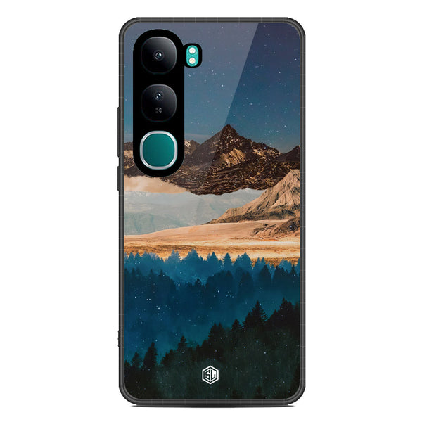 Mountains Wanderlust Series Soft Phone Case - Metal Case - Design 1 - Vivo V40 Lite (IDN)