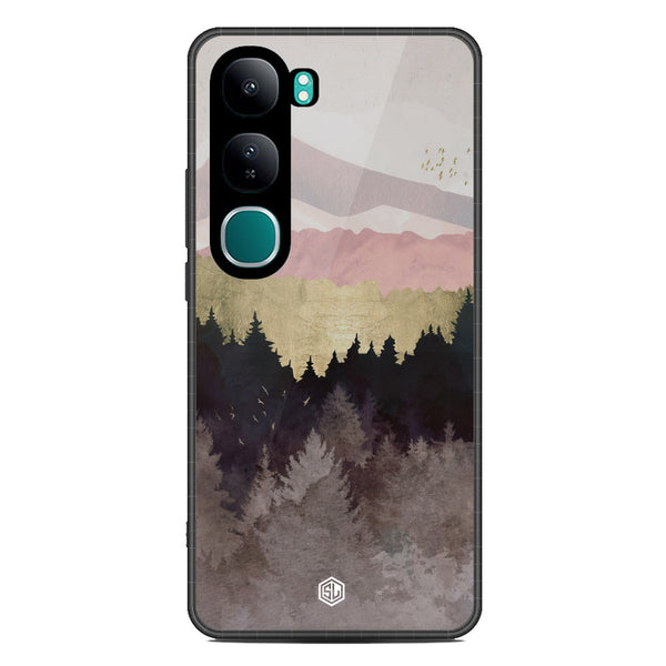 Mountains Wanderlust Series Soft Phone Case - Metal Case - Design 2 - Vivo V40 Lite (IDN)