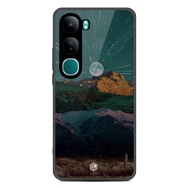 Mountains Wanderlust Series Soft Phone Case - Metal Case - Design 3 - Vivo V40 Lite (IDN)
