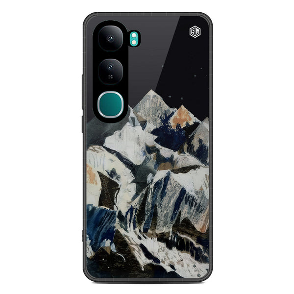 Mountains Wanderlust Series Soft Phone Case - Metal Case - Design 4 - Vivo V40 Lite (IDN)
