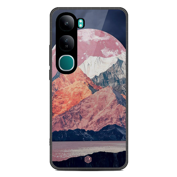 Mountains Wanderlust Series Soft Phone Case - Metal Case - Design 5 - Vivo V40 Lite (IDN)