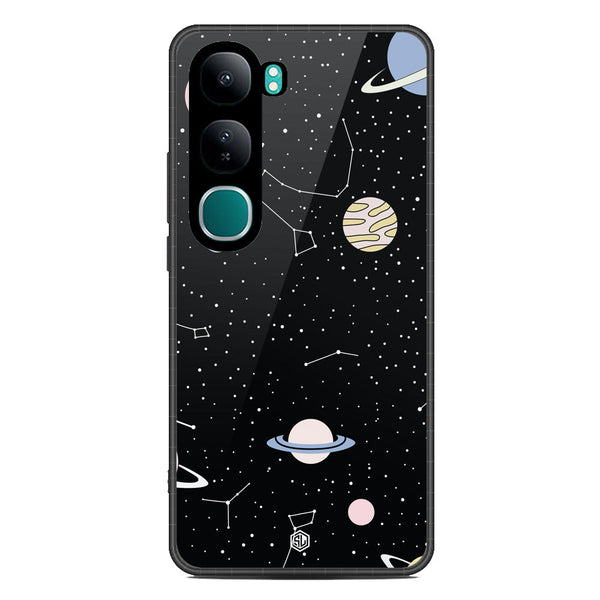 Space Series Soft Phone Case - Metal Case - Design 1 - Vivo V40 Lite (IDN)