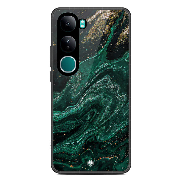 Marble Series Soft Phone Case - Metal Case - Design 3 - Vivo V40 Lite (IDN)