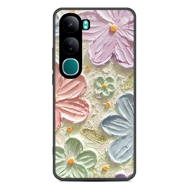Floral Series Soft Phone Case - Metal Case - Design 15 - Vivo V40 Lite (IDN)